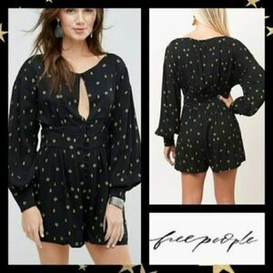 NWT MSRP $128 Free People Love Grows Romper Women's Size Medium